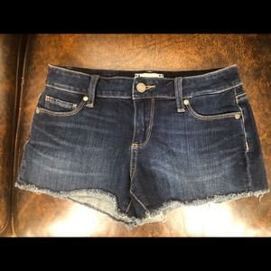 PAIGE - CATALINA SHORTS - DENIM - CUTOFF - SHORTS - SIZE 24 - FRAYED HEM